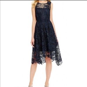 EVA by Eva Franco Navy Lace Dress